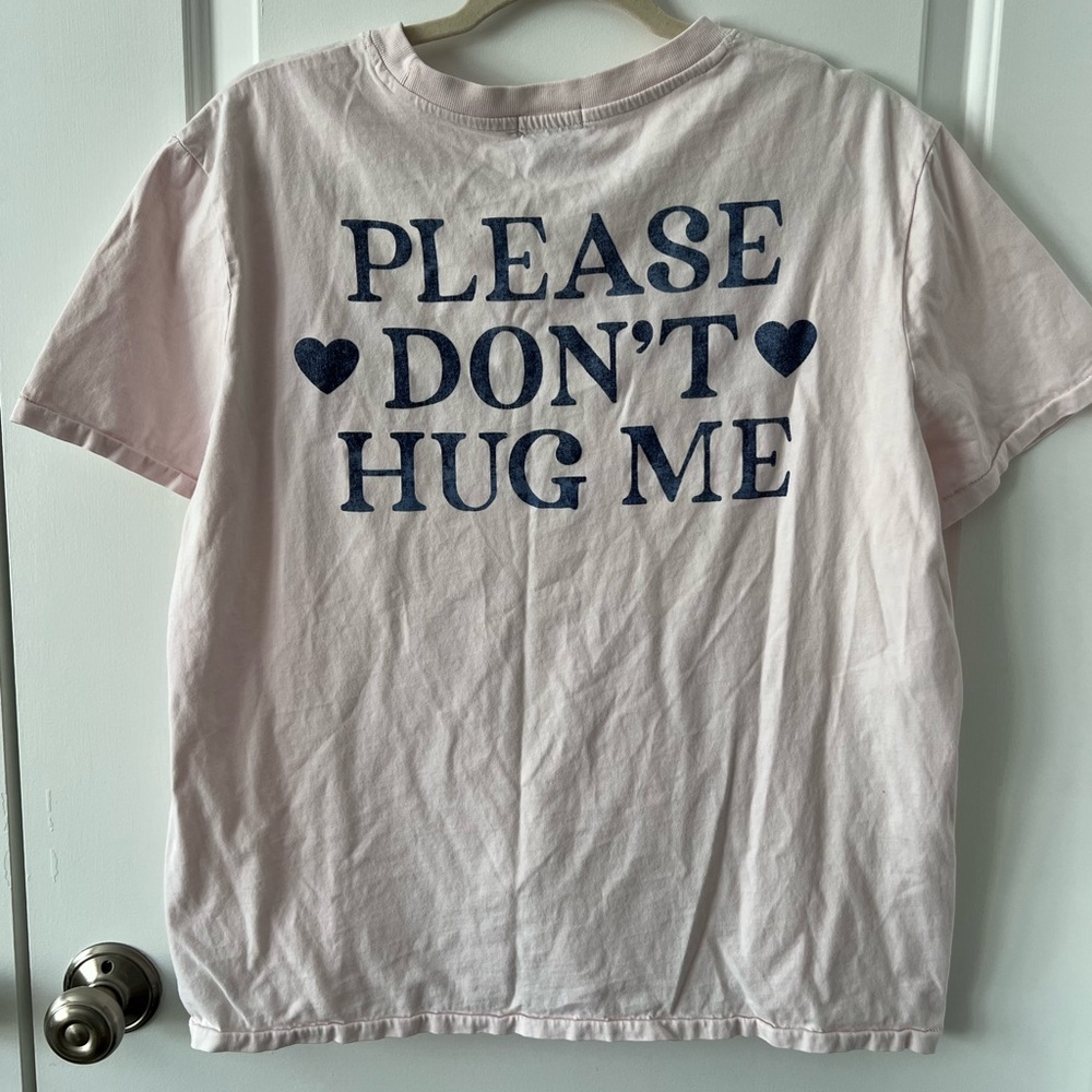 Wildfox Off Limits Please Don’t Hug Me Ryan Tee | Size Large - Picture 4 of 7